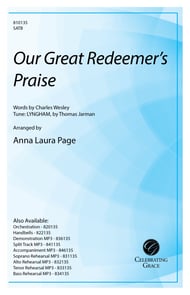 Our Great Redeemer's Praise SATB choral sheet music cover Thumbnail